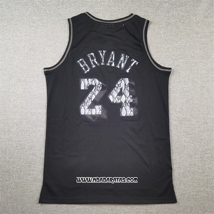 Camiseta Los Angeles Lakers Kobe Bryant #24 Swingman Mitchell & Ness 1996-97 Negro